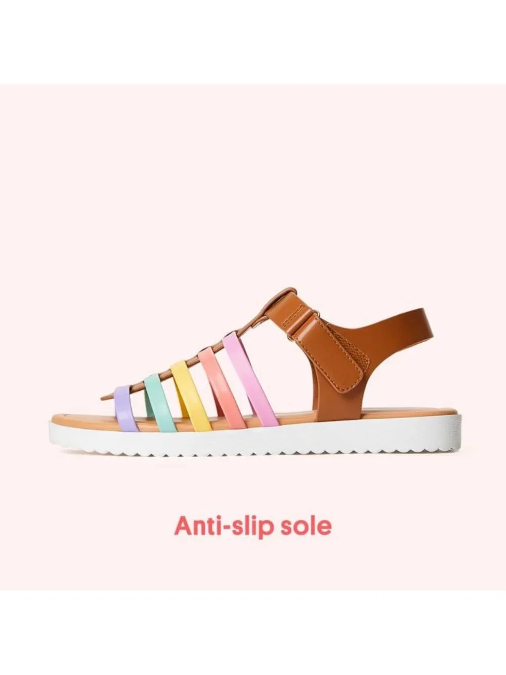 Stylish Girls' Gladiator Strappy Sandals - Perfect for Summer & Playtime!